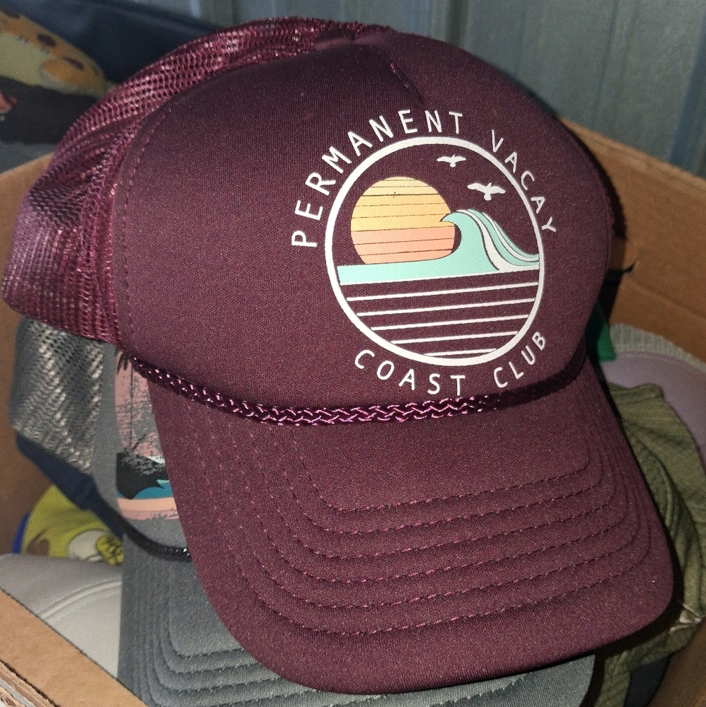 O'Neill Permanent Vacay Coast Club Snap Back Trucker Hat Size OS Adjustable